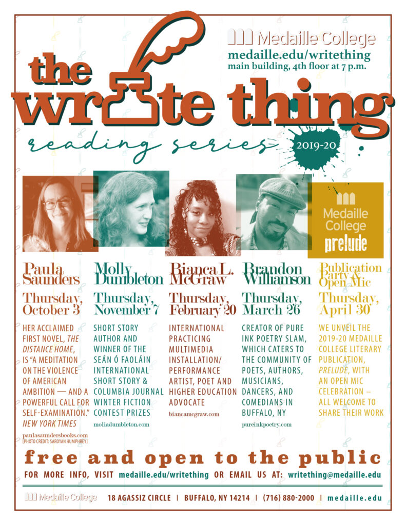 Write Thing Reading Series Orientation Flyer