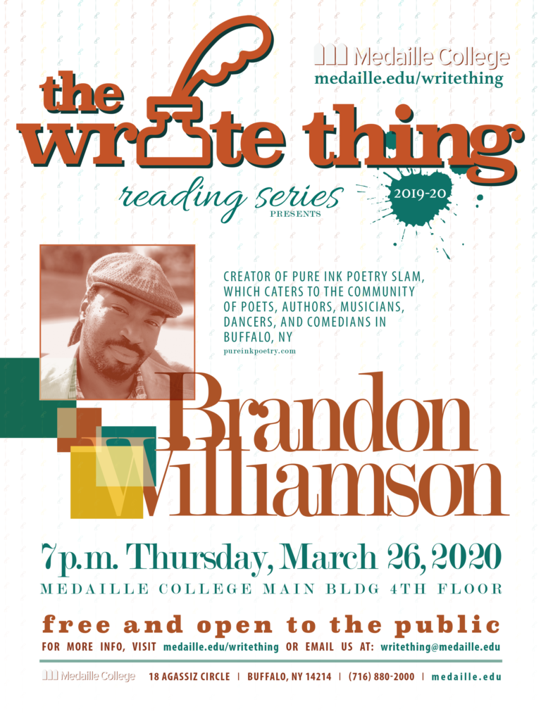 Write Thing Reading Series Poster Sample